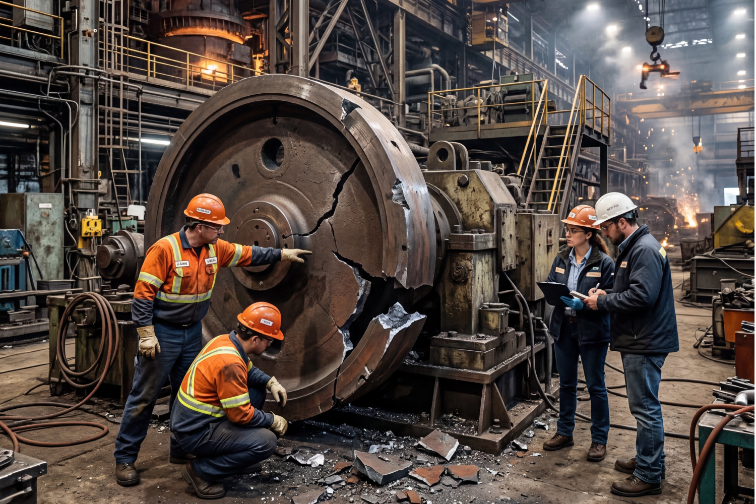 A Case Study on Flywheel Damage in an Iron & Steel Plant